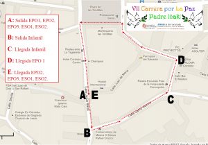 Recorrido Carrera por La Paz Padre Iñaki