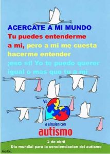 2 abril, día Mundial para la concienciación del Autismo